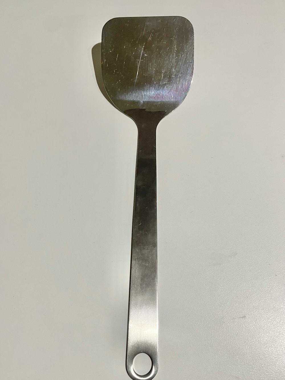 Crate & Barrel Metal Spatula 14”